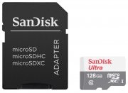 Sandisk Ultra microSDXC Class 10 UHS-I mit 128GB f&uuml;r 29 &euro; statt 47 &euro;