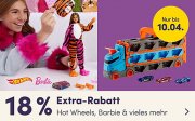 18% Extra-Rabatt auf alles von Mattel bei MyToys