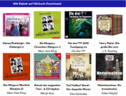 18% Rabatt auf alle H&ouml;rbuch-Downloads im Thalia Shop