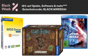 18% Rabatt auf Spielwaren, Filme, Software, Schreibwaren, H&ouml;rb&uuml;cher und H&ouml;rbuch-Downloads bei Thalia
