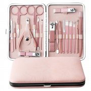 18-teiliges Nagelhautschieber Nagelfeilen Nagelscheren Nagelpflege Reise Beauty Kit