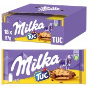 18 x 87g Milka Alpenmilch Schokolade & TUC Cracker