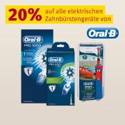 20% auf elektrische Zahnb&uuml;rsten von Oral B bei Rossmann