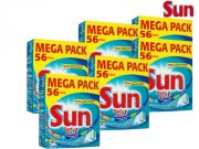  Sun All-in-1-Geschirrsp&uuml;ltabs (6 x 56 St&uuml;ck = 336 St&uuml;ck) f&uuml;r 43,90&euro; inkl. Versand statt 62&euro;