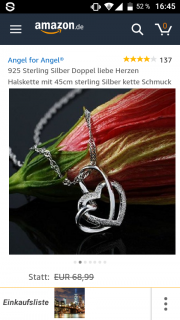 Kette f&uuml;r Damen bis zu 71% runter gesetzt silber 