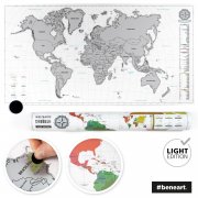 beneart&reg; Weltkarte zum Rubbeln - Rubbelweltkarte bei@amazon - 11,99&euro;