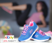 Heute bei Ebay: 20% Rabatt auf Schuhe von Skechers f&uuml;r Damen, Herren und Kinder