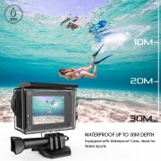39% OFF Weihnachten Rabatt f&uuml;r DBPOWER N5 4K 5X Zoom 20 Megapixel WLAN Action Sportkamera