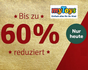 NUR HEUTE: Bis zu 60% Rabatt auf &uuml;ber 900 Spielzeugartikel bei myToys