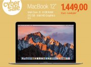 Cyber Sale Apple MacBook 12" 1,3 GHz Intel Core i5 8GB 512GB HD615 Grau 1449,00 &euro;