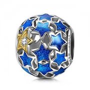  Sternenklare Nacht -Damen Charms Anh&auml;nger 925 Sterling Silber f&uuml;r 12,98&euro; statt 25,99&euro;