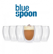 Schicke doppelwandige Cappuccino-Gl&auml;ser jetzt wieder im 6er Set bei Bluespoon f&uuml;r nur 14,99 Euro