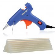 Blusmart Mini Pistole Hei&szlig;klebepistole mit 25 St&uuml;ck Stick-Kleber