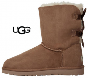 UGG Boots Bailey Bow in Hellbraun f&uuml;r Damen nur 129,99 Euro inkl. Versand