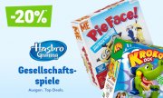 -20% auf Gesellschaftsspiele von Hasbro bei toysrus