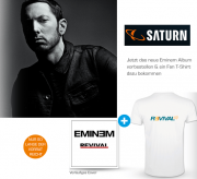 Jetzt Gratis Fanshirt bei Vorbestellung des neuen Eminem Albums f&uuml;r 20,98 Euro bei Saturn erhalten