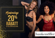 Memberdays bei Hunkem&ouml;ller mit 20% Rabatt auf die gesamte Kollektion