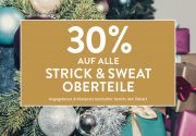 30% auf alle Strick&Sweat Oberteile bei Campdavid