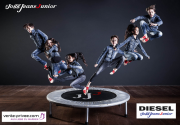 Stylische Mode f&uuml;r Kids von Diesel Jogg Jeans Junior jetzt bei Vente Privee mit bis zu 70% Rabatt