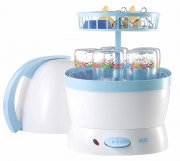 NUK 10251010 Vaporisator 2 in 1, Desinfizieren und Dampfgaren, f&uuml;r bis zu 5 NUK Babyflaschen 