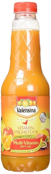 Valensina Multi-Vitamin 100% Saft, 6er Pack (6 x 1 Liter)