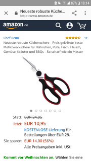 Neueste robuste K&uuml;chenschere 