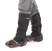 Schuhspikes mit 19 Z&auml;hnen, Gr&ouml;del, Spikes Satz und Wasserdichte Gamaschen Gaiter