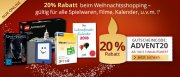 20% Rabatt online bei Hugendubel ab 100&euro; Einkaufswert