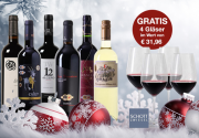 Wein Probierpaket Italien + 4 Schott Zwiesel Gl&auml;ser gratis f&uuml;r 49,94 Euro inkl. Versand
