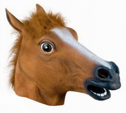Cosplay Pferdekopfmaske mit Gutscheincode nur 4,90 Euro inkl. Versand bei Gamiss