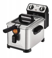 Tefal FR5101 Fritteuse Filtra Pro , Timer, w&auml;rmeisoliert, Clean-Oil-System, 2300 W, edelstahl