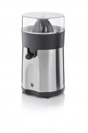 WMF STELIO Citruspresse elektrisch 85 W, 2 Presskegel, verschlie&szlig;barer Saftauslauf direkt ins Glas 