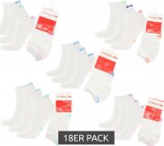 18er Pack Kappa Sneaker-Socken f&uuml;r Damen & Herren