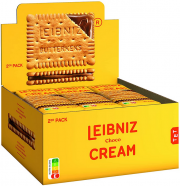 18x 2er Packs LEIBNIZ Cream Choco Butterkekse mit Schoko-Cremef&uuml;llung