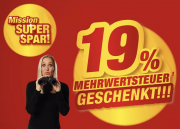 19% Mehrwertsteuer geschenkt bei POCO
