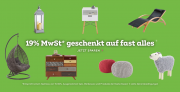 19% MwSt geschenkt auf fast alles im M&ouml;max Shop