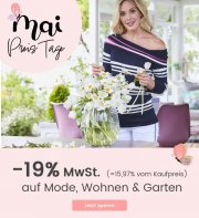 19% MwSt. Rabatt auf Mode, Wohnen und Garten bei Quelle