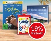 19% Rabatt auf Filme, Spielwaren & mehr bei Thalia