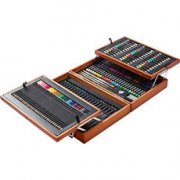 KreativArt Premium Holz-Malkoffer 175teilig bei Karstadt f&uuml;r 54,94&euro; anstatt 74,94&euro;