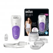 Braun Silk-&eacute;pil 5 Wasserfest Epilierer 5-541, mit 4 Extras, inkl. Rasieraufsatz, Trimmeraufsatz