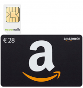 28&euro; Amazon Gutschein f&uuml;r 3,90&euro; durch SIM Karten