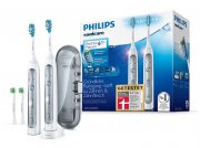 Philips Sonicare FlexCare Platinum Zahnb&uuml;rste mit Schalltechnologie HX9114/37, Doppelpack