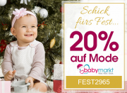 Nur heute beim Babymarkt: 20% auf Mode f&uuml;r Kids! 