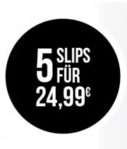 Jetzt bei Hunkem&ouml;ller 5 Slips f&uuml;r 24,99 Euro shoppen! Nur f&uuml;r kurze Zeit!