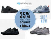 Satte 35% Rabatt bei MySportswear auf Sportschuhe f&uuml;r Damen und Herren