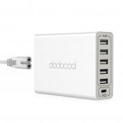 6-Port 60W USB Ladeger&auml;t Wandladeger&auml;tmit mit USB-C PD Port f&uuml;r 19,49&euro;