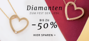 Diamantschmuck bis zu 50% sparen bei Valmano
