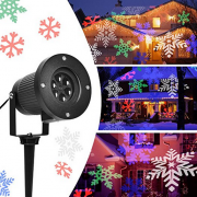 CroLED Outdoor Schneeflocken-Projektor mit Gutscheincode nur 12,49 Euro inkl. Versand