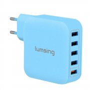 Quick Charge 2.0 Schnellladeger&auml;t Lumsing USB Ladeger&auml;t 40W 8A 5-Port Ladeadapter 