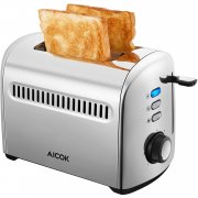 Aicok Automatik Toaster mit 2 Scheiben mit Abnehmbarer Kr&uuml;melschublade f&uuml;r 18,83&euro;